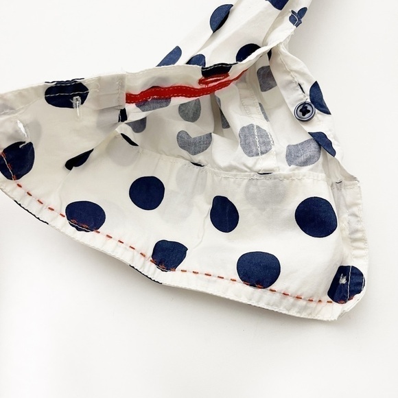 Boden Button Down The Classic White Navy Blue - Picture 7 of 8